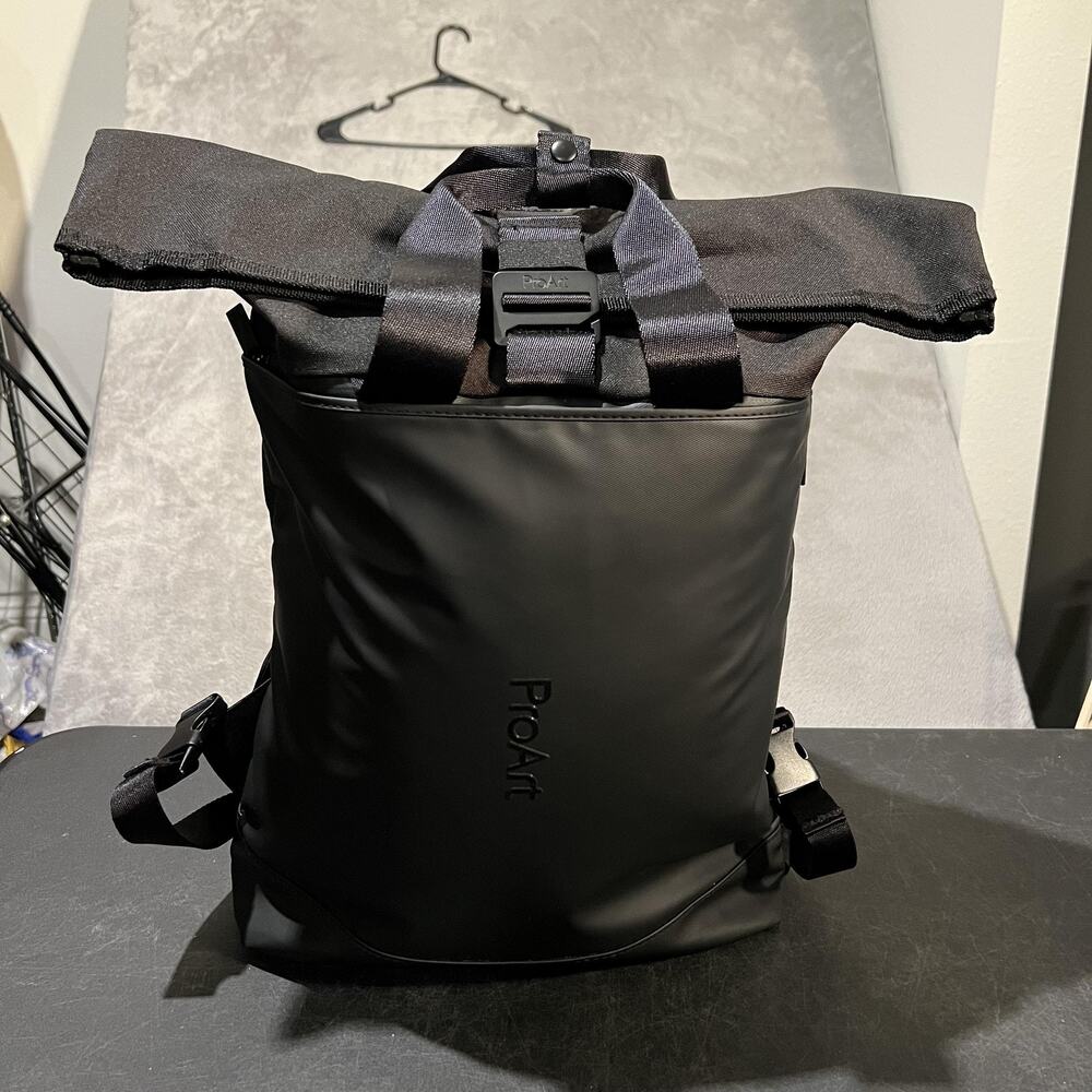 ASUS ProArt Roll Top Backpack Black Laptop Commuter Travel Bag